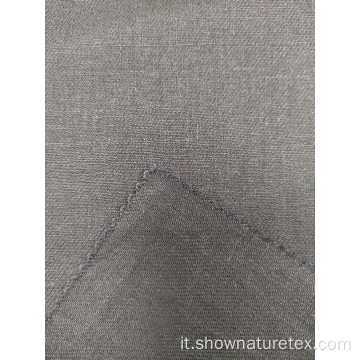 Tessuto di lino in cotone stampato per camicia